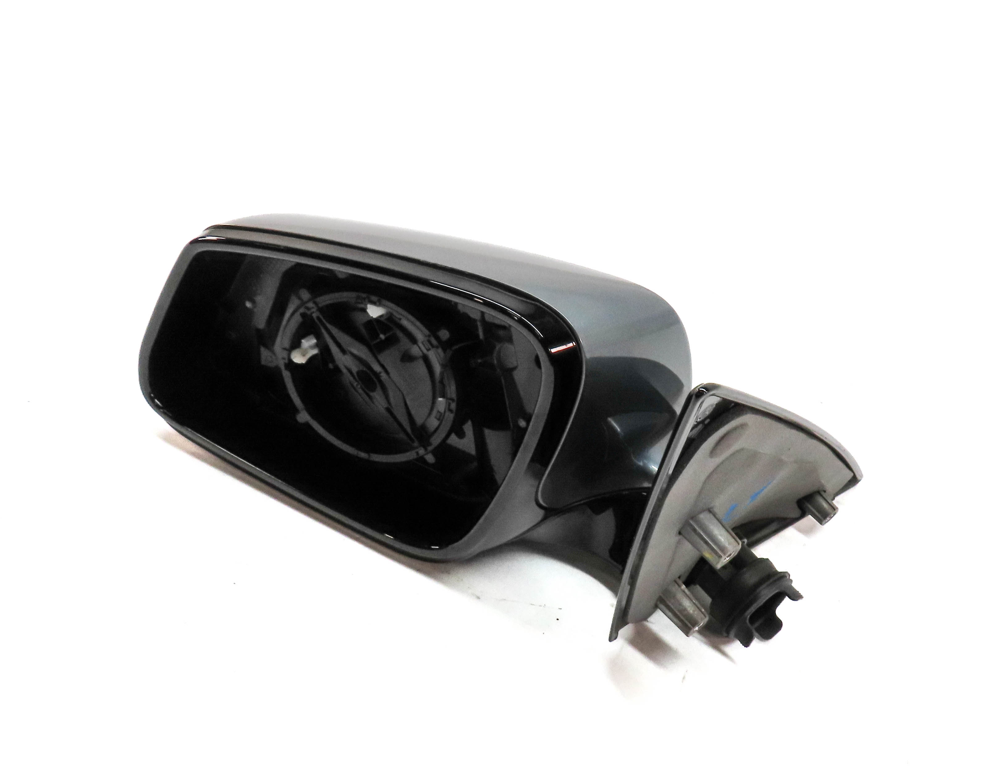10-13 BMW 535iGT 550iGT F07 LEFT PFOLD HEAT MEMORY AUTODIM MIRROR NO GLASS(Blue) — exact item pictured